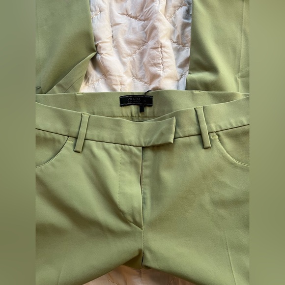 Prada green pants - size IT 44 - Picture 2 of 5